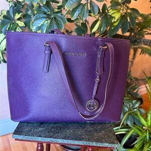 Michael Kors Deep Purple Tote